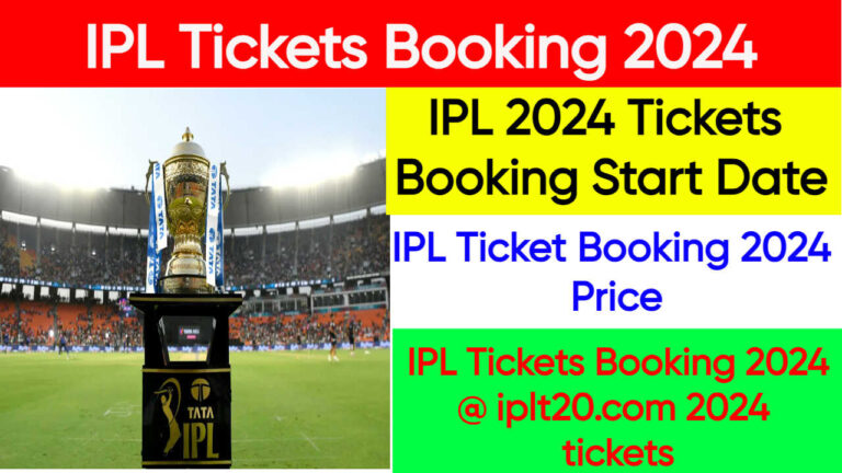 IPL Tickets Booking 2024