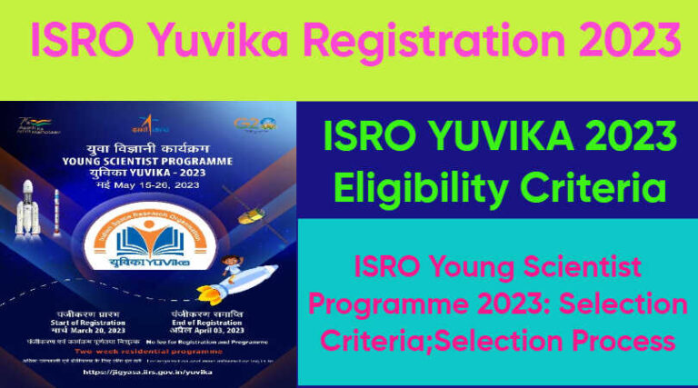 ISRO Yuvika Registration 2023