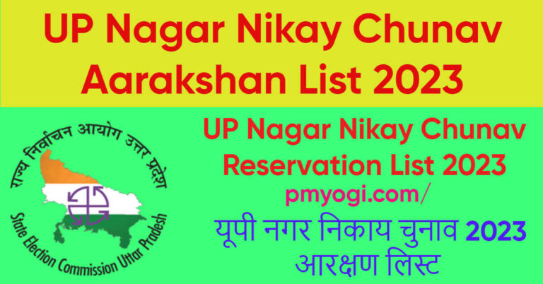UP Nagar Nikay Chunav Aarakshan List 2023