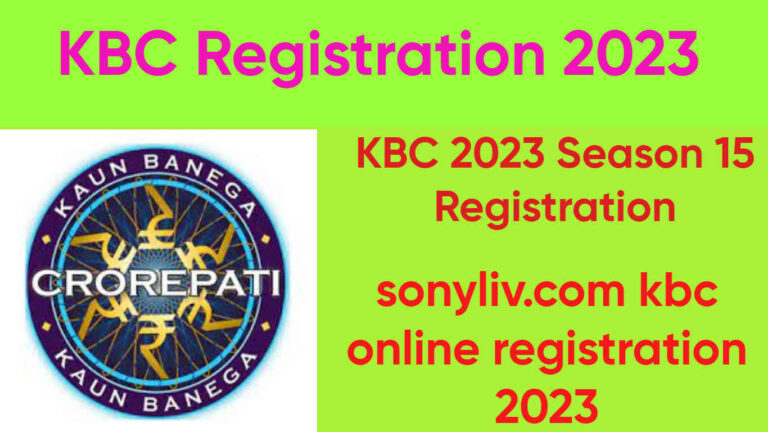 KBC Registration 2023