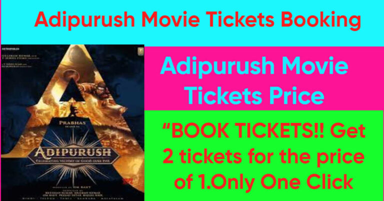 Adipurush Movie Tickets Booking