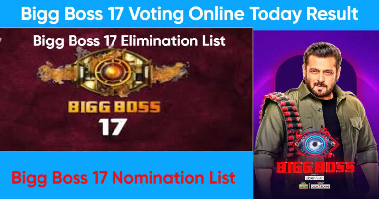 Bigg Boss 17 Voting Online Today Result