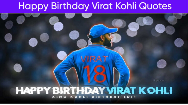 Happy Birthday Virat Kohli Quotes