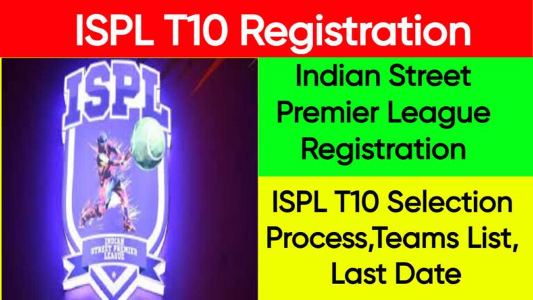 ISPL T10 Registration