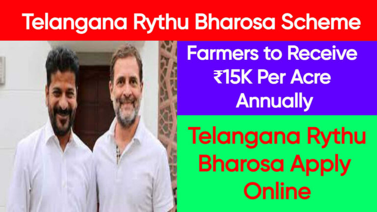 Telangana Rythu Bharosa Scheme