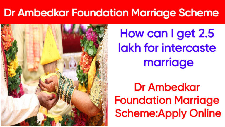 Dr Ambedkar Foundation Marriage Scheme