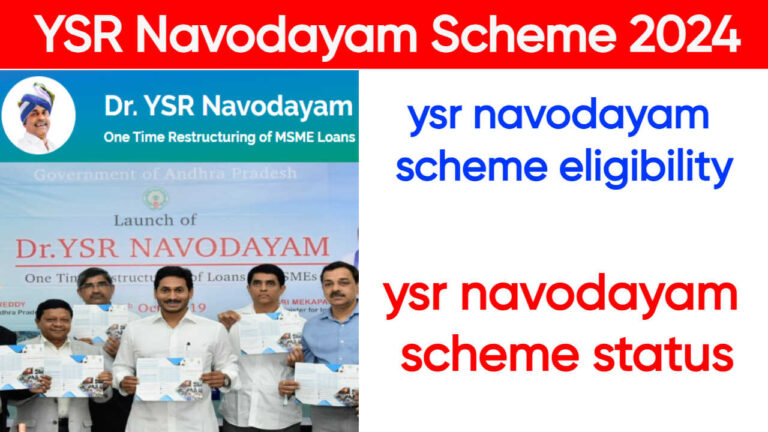 YSR Navodayam Scheme