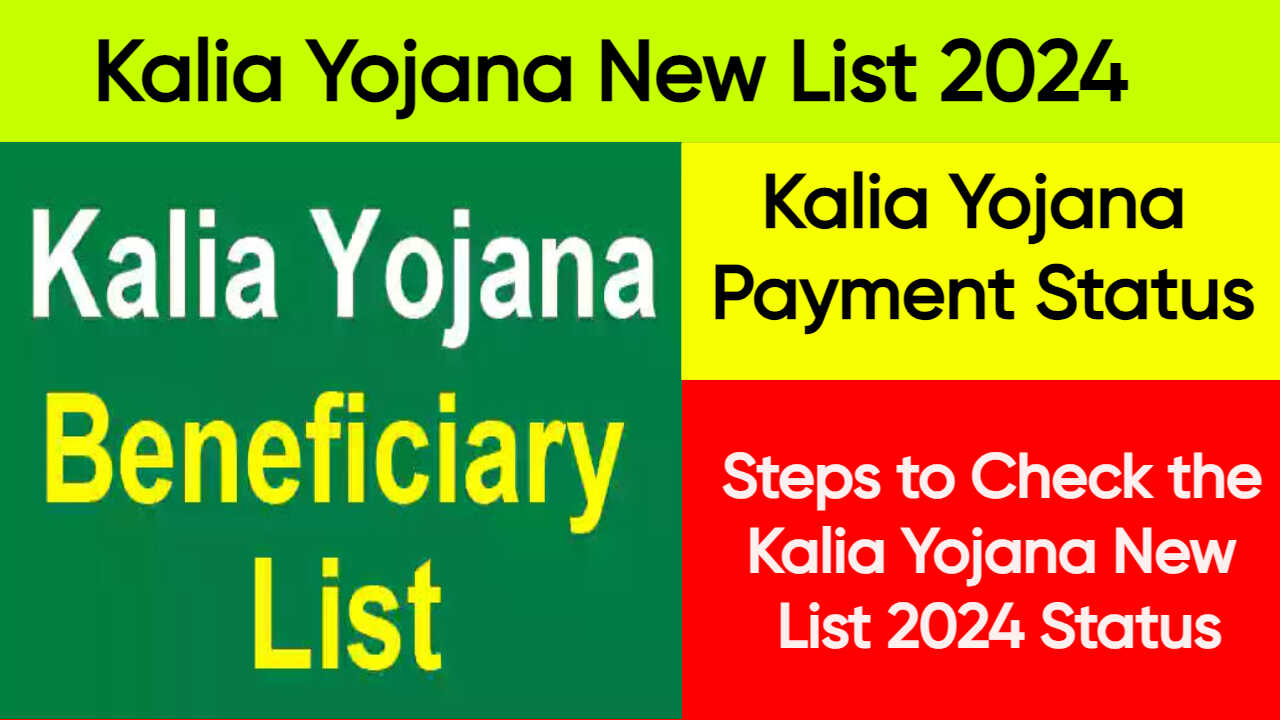 Kalia Yojana New List 2024