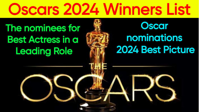 Oscars 2024 Winners List