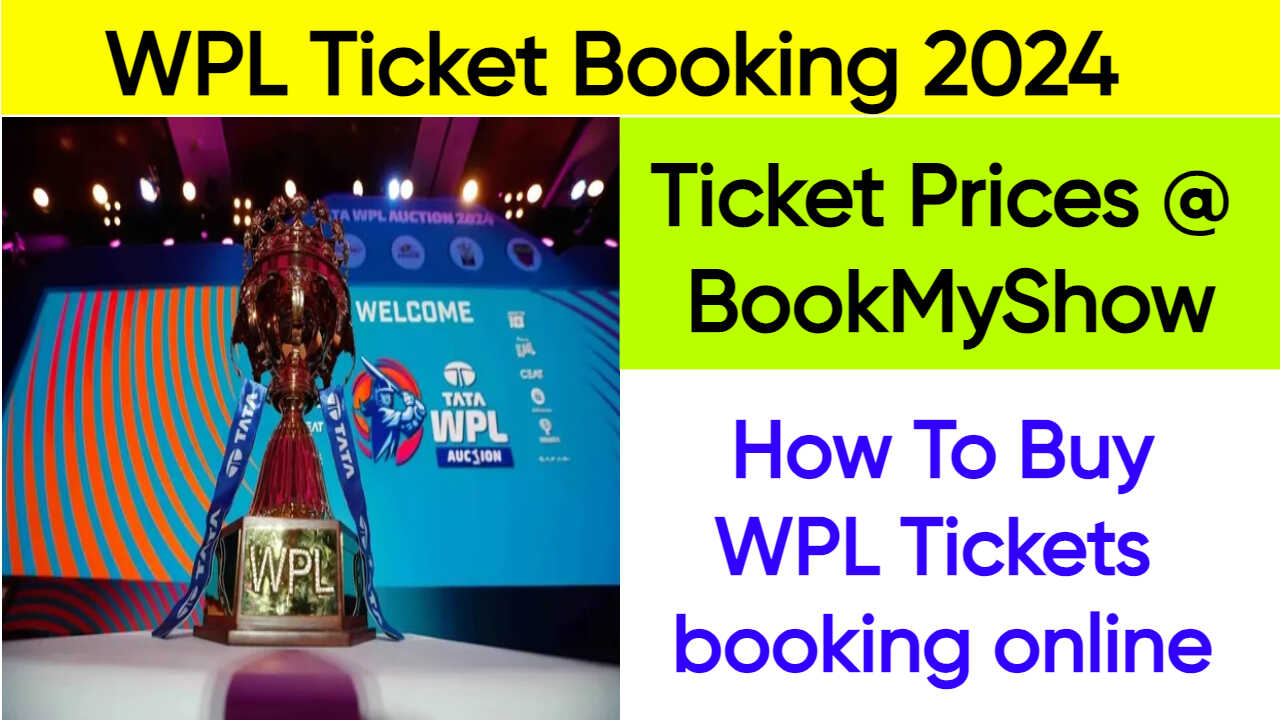 WPL Ticket Booking 2024