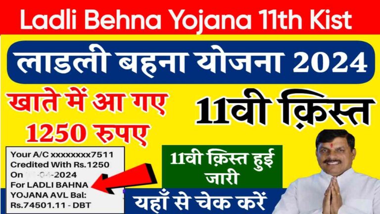 Ladli Behna Yojana 11th Kist