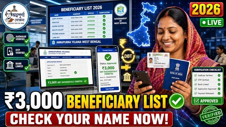 Annapurna Yojana List 2026